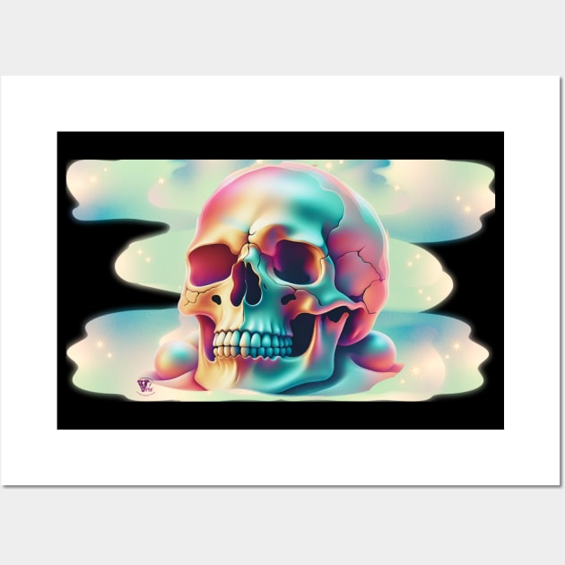 Psychedelic Skull Wall Art by Viper Unconvetional Concept